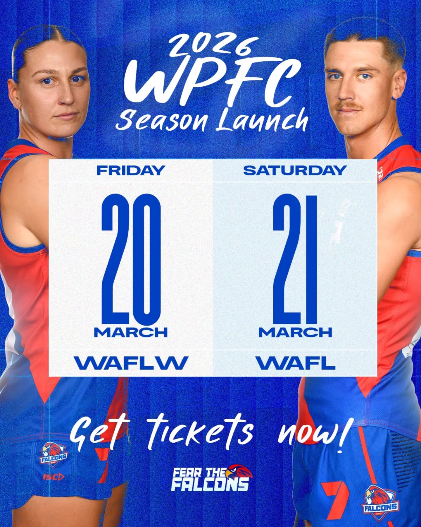 Join us at the Falcons Nest as we officially launch the season.Jumper presentation, auctions, good food and a big night with the Falcon family.🎟️ Tickets on sale now, link in bio